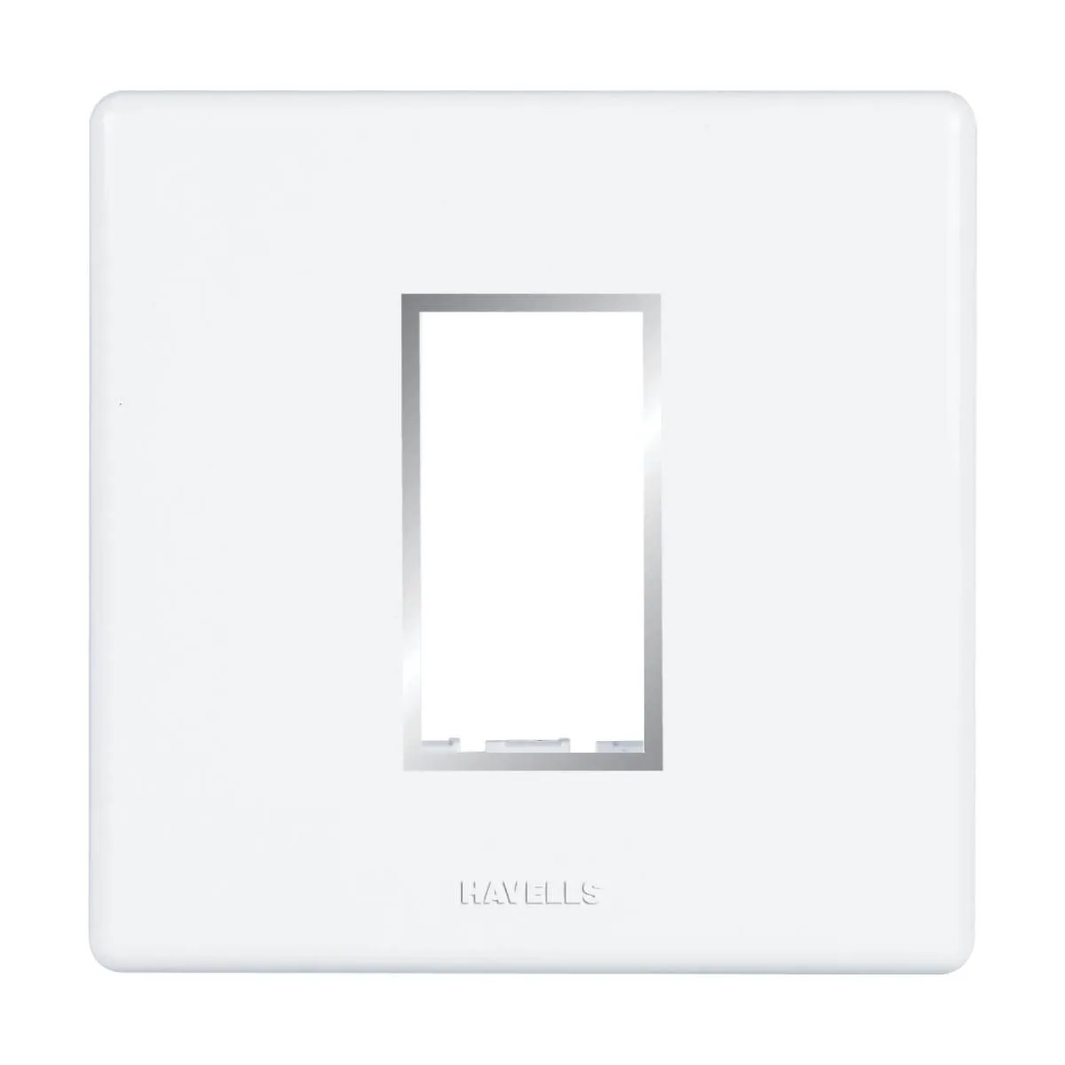 HAVELLS 1 M FRAMEIO (CHROME BEZEL) MODULAR COMBINED PLATES