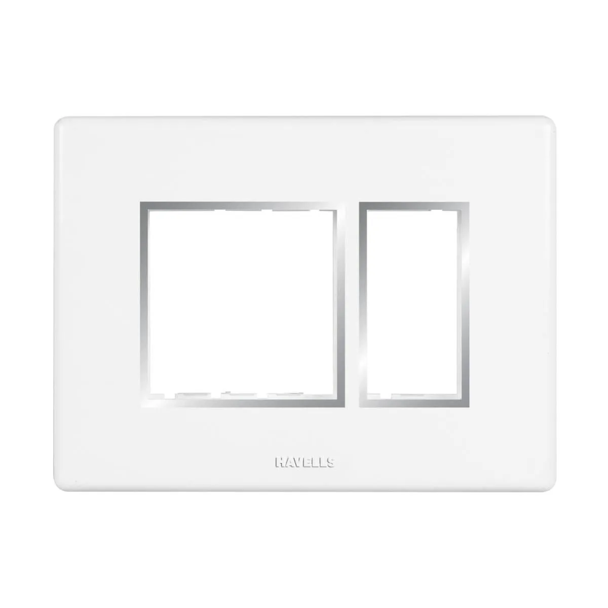HAVELLS 3 M FRAMEIO (CHROME BEZEL) MODULAR COMBINED PLATES