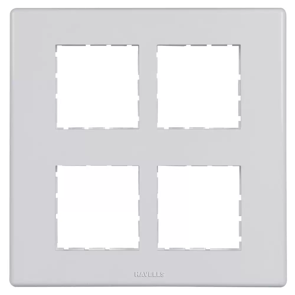 HAVELLS 8 M HORIZONTAL FABIO (CLASSIC WHITE) MODULAR COMBINED PLATES