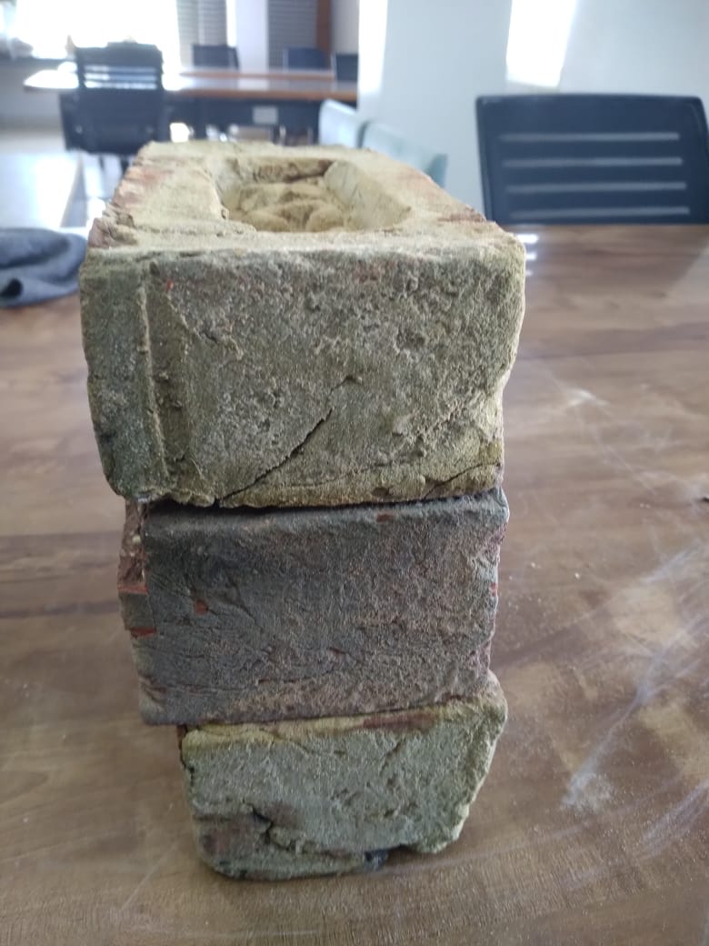 RCI HANUMANGARH MADE CLAY BRICKS 1.25 NUMBER (9X4X2.75)